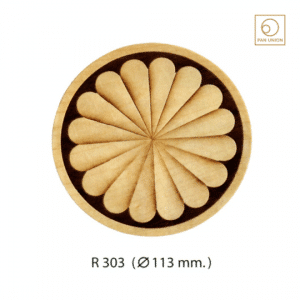 แผ่นไม้วีเนียร์ฝัง Marquetry Inlay ไม้ธรรมชาติ สำหรับตกแต่งเฟอร์นิเจอร์ จากสเปน R303