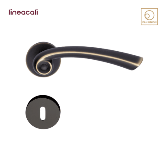 LINEA CALI มือจับประตูแบบก้านโยก รุ่น Nau Brass