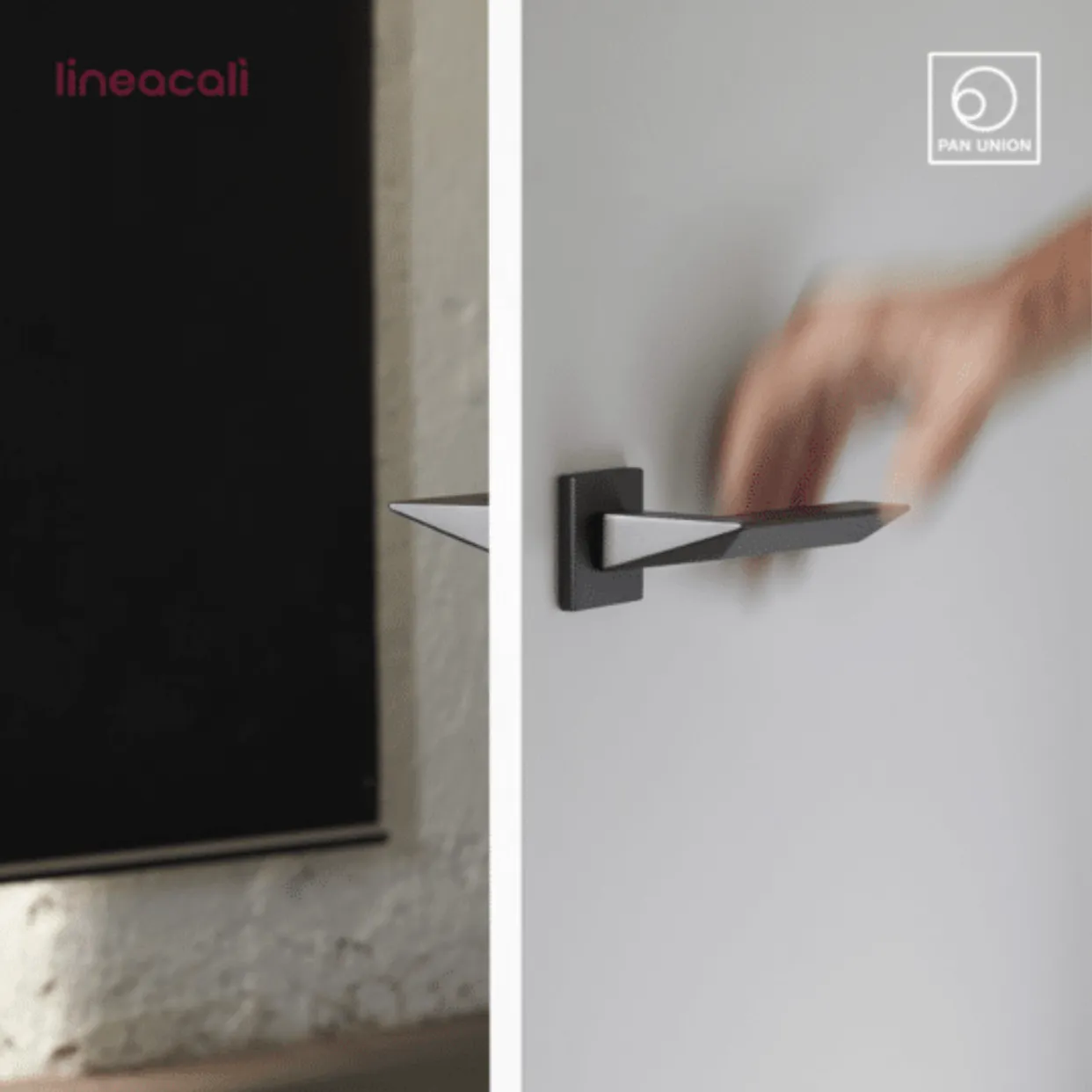 มือจับประตูโทนสีดำเสริมความเท่ ความหรูหรา